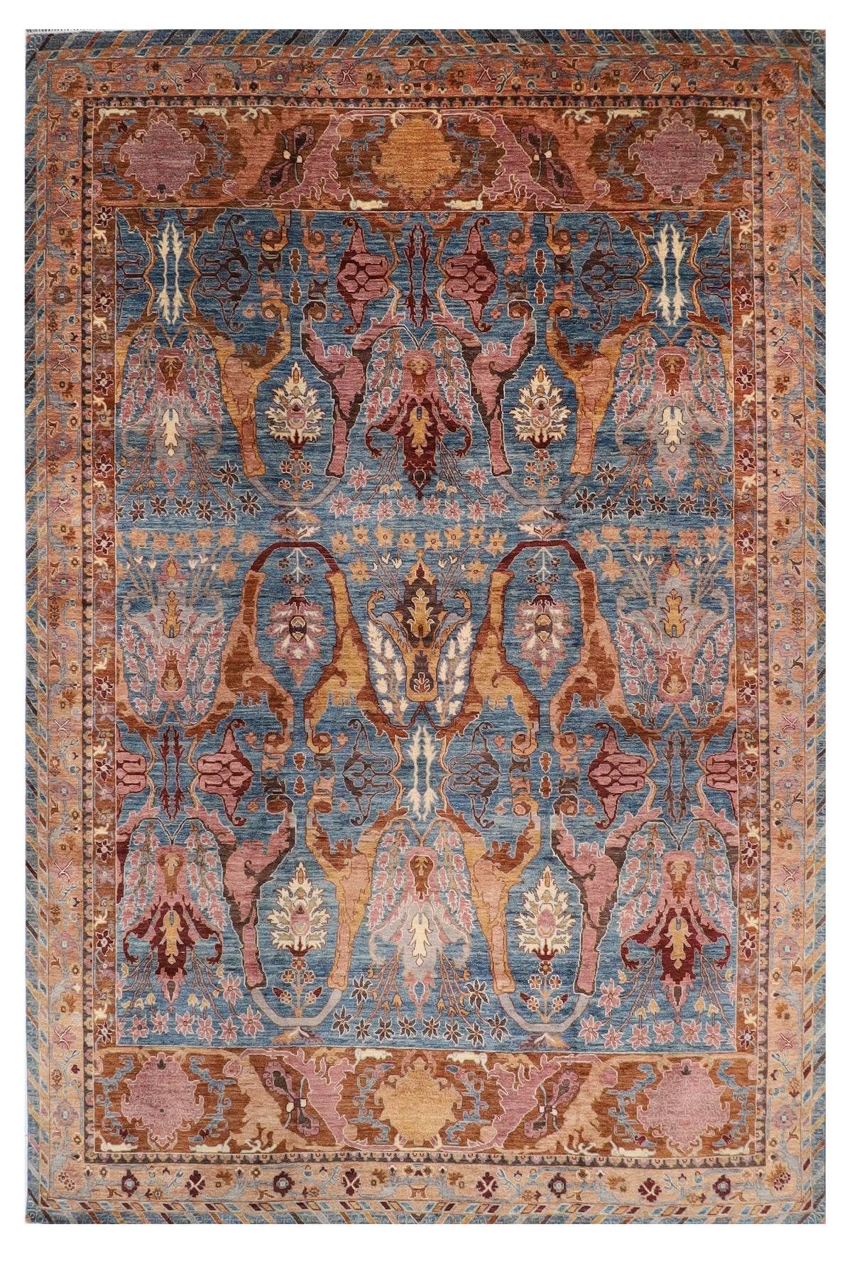 306 x 394 cm | Kawros Design Hand Knotted Wool Afghan Carpet