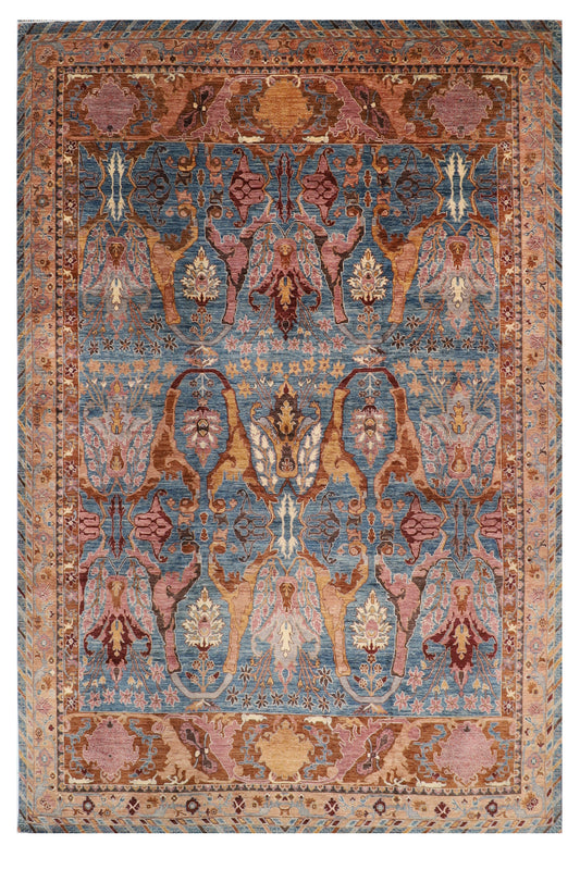 306 x 394 cm | Kawros Design Hand Knotted Wool Afghan Carpet
