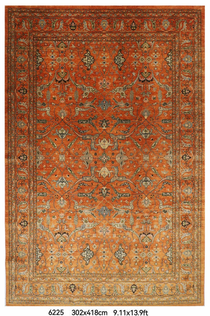 302 x 418 cm | Bidjar Afghan Veg Dye Wool carpet