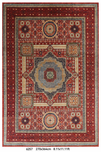 270 x 364 cm | Mamluk Afghan Veg Dye Wool carpet