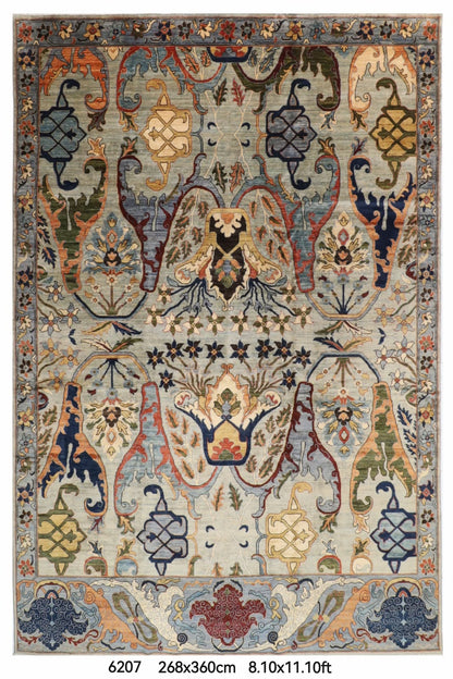 268 x 360 cm | Kawros Afghan Veg Dye Wool carpet