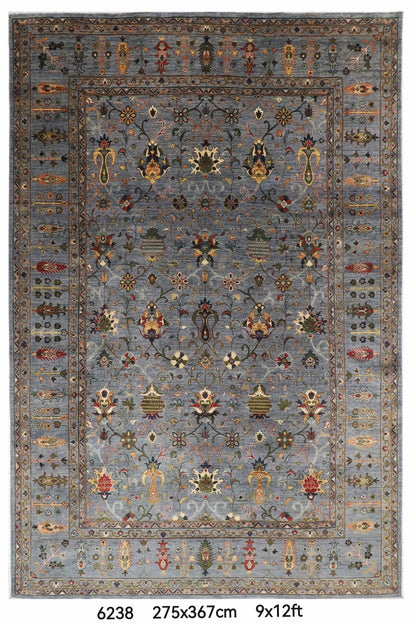 275 x 367 cm | Sultani Afghan Veg Dye Wool carpet