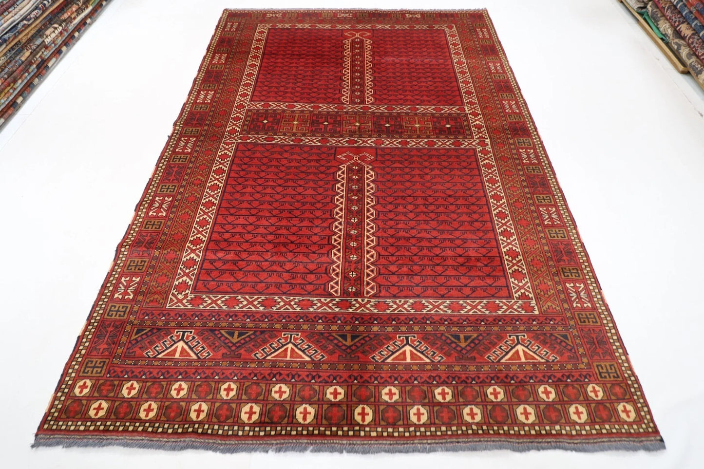 204 x 294 cm | Maranoce Afghan Tribal Hand Knotted Carpet