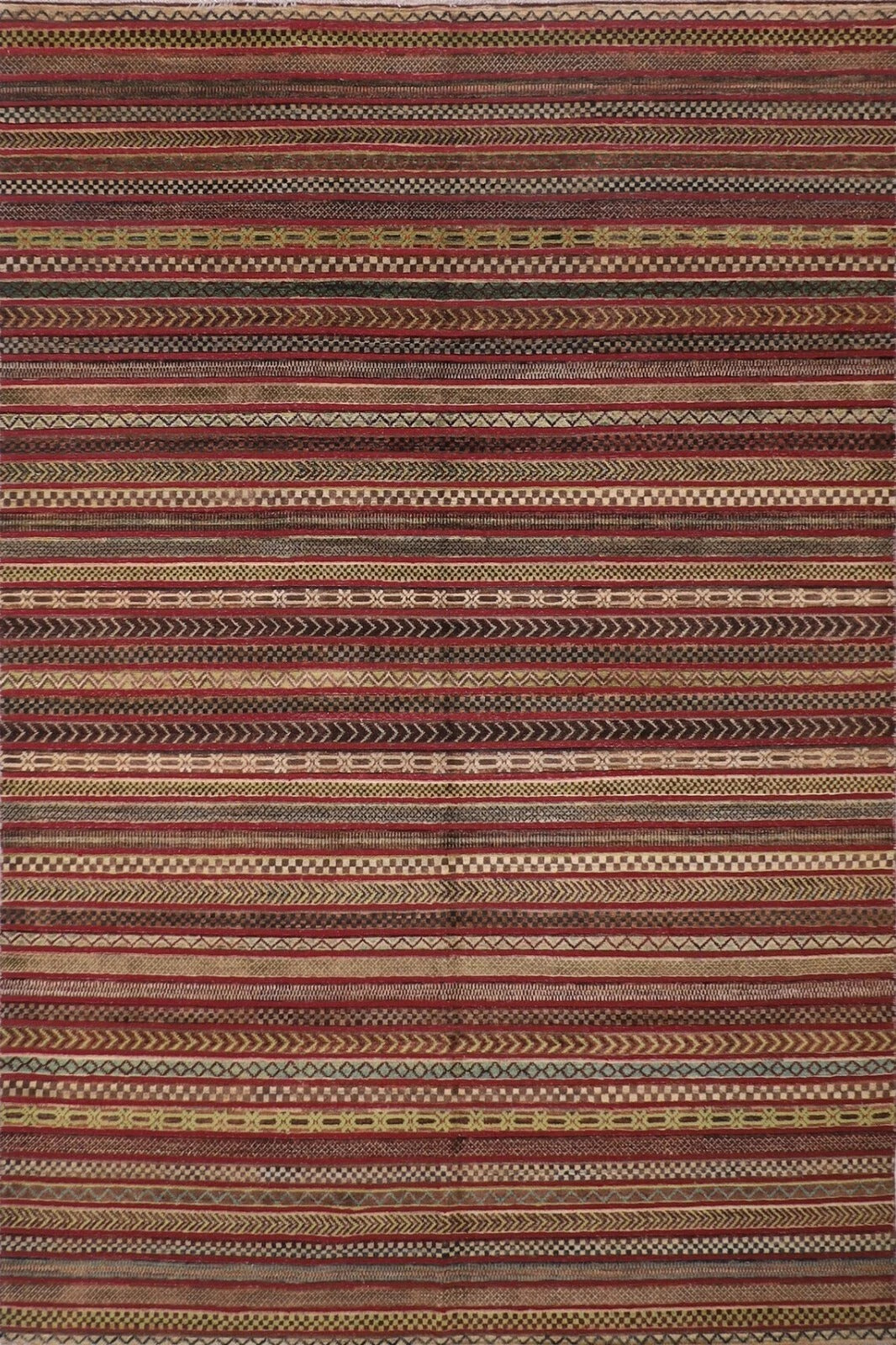 198 x 295 cm | Gabbeh Afghan Tribal Hand Knotted Carpet