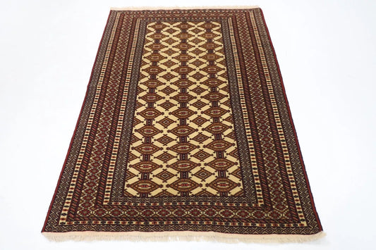 126 x 178 cm | Afghan Tribal Hand Knotted Veg Dye Wool carpet