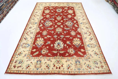 202 x 285 cm | Oriental Afghan Tribal Hand Knotted Carpet