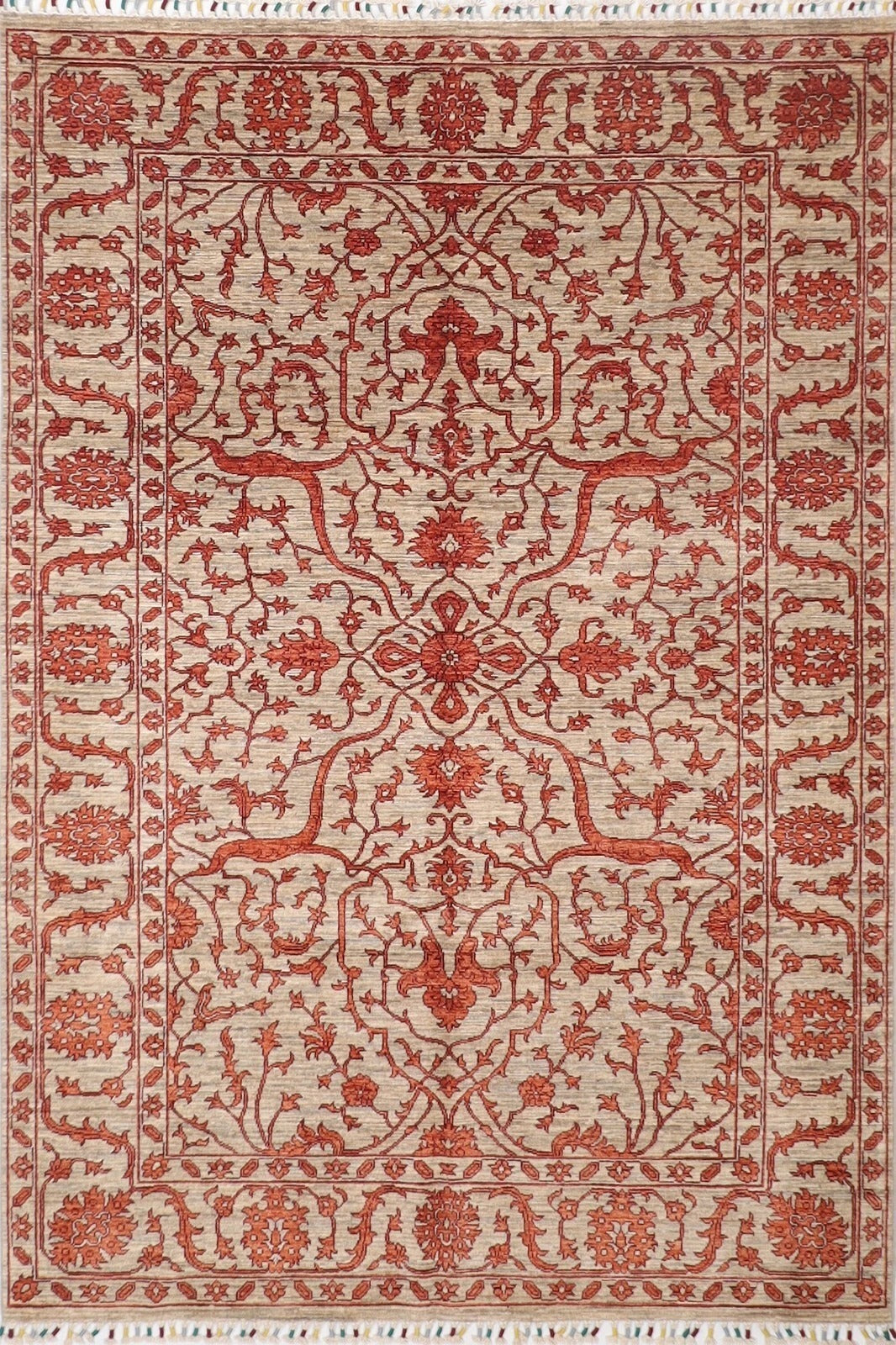 174 x 240 cm | Bidjar Afghan Tribal Hand Knotted Veg Dye Wool Carpet