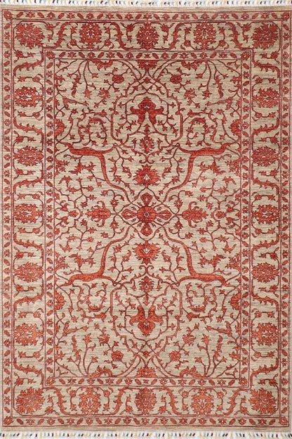 174 x 240 cm | Bidjar Afghan Tribal Hand Knotted Veg Dye Wool Carpet