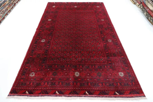 199 x 298 cm | Bokhara Afghan Tribal Hand Knotted Carpet