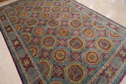 408 x 610 cm | beautiful purple Large Size Area Rug Afghan Hand Knotted carpet