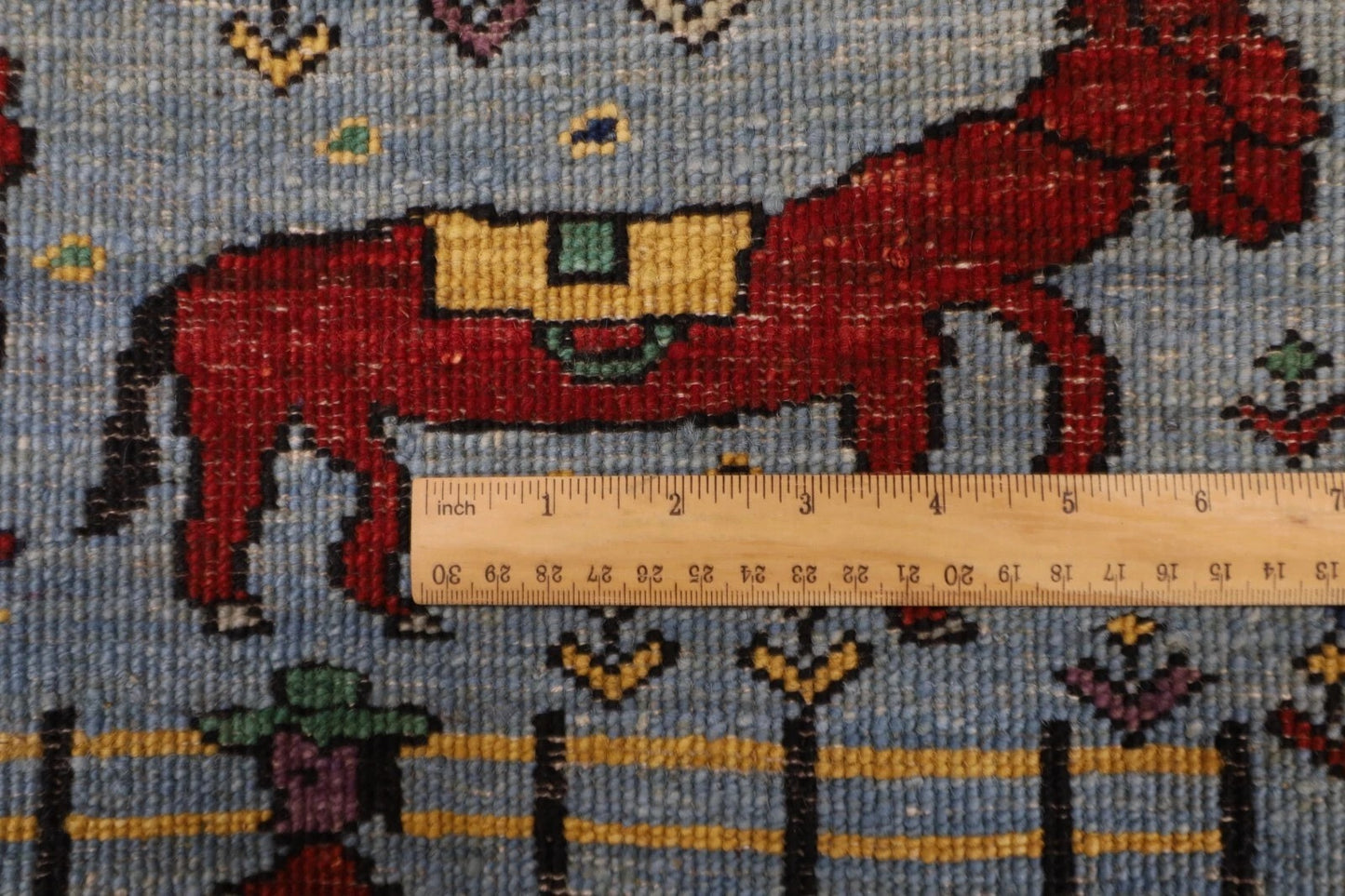 130 x 185 cm | Afghan Tribal Hand Knotted Veg Dye Wool carpet