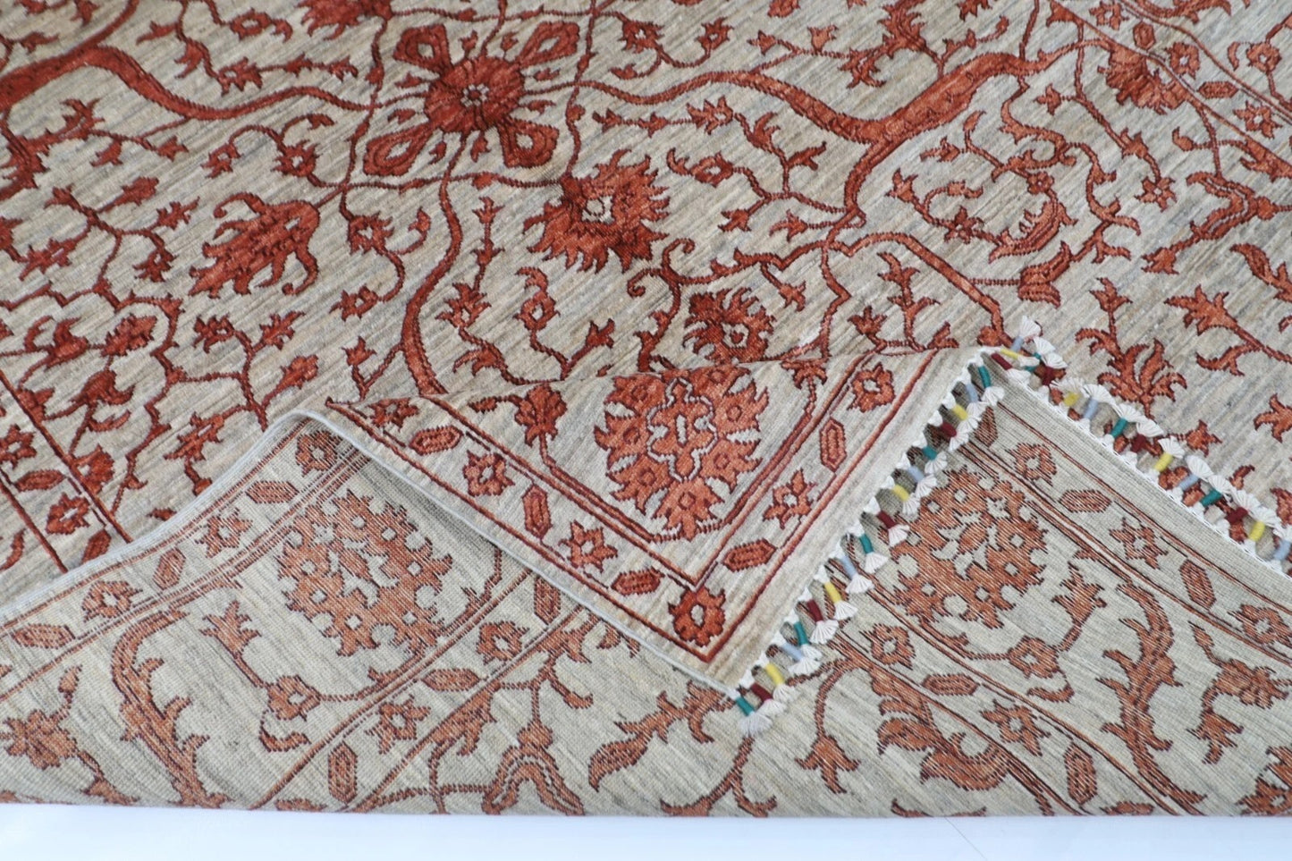 174 x 240 cm | Bidjar Afghan Tribal Hand Knotted Veg Dye Wool Carpet