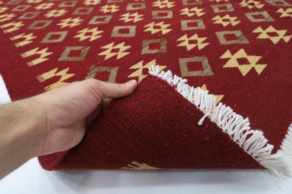 196 x 300 cm | Flat Weaved Afghan Tribal Hand Knotted Kilim