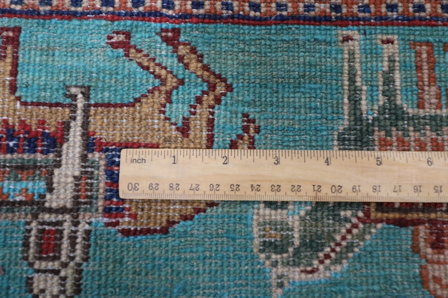 168 x 234 cm | Pazyryk Afghan Tribal Hand Knotted Veg Dye Wool Carpet