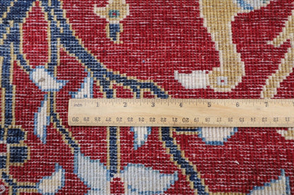 303 x 419 cm | Birds Red Afghan Tribal Hand Knotted Carpet