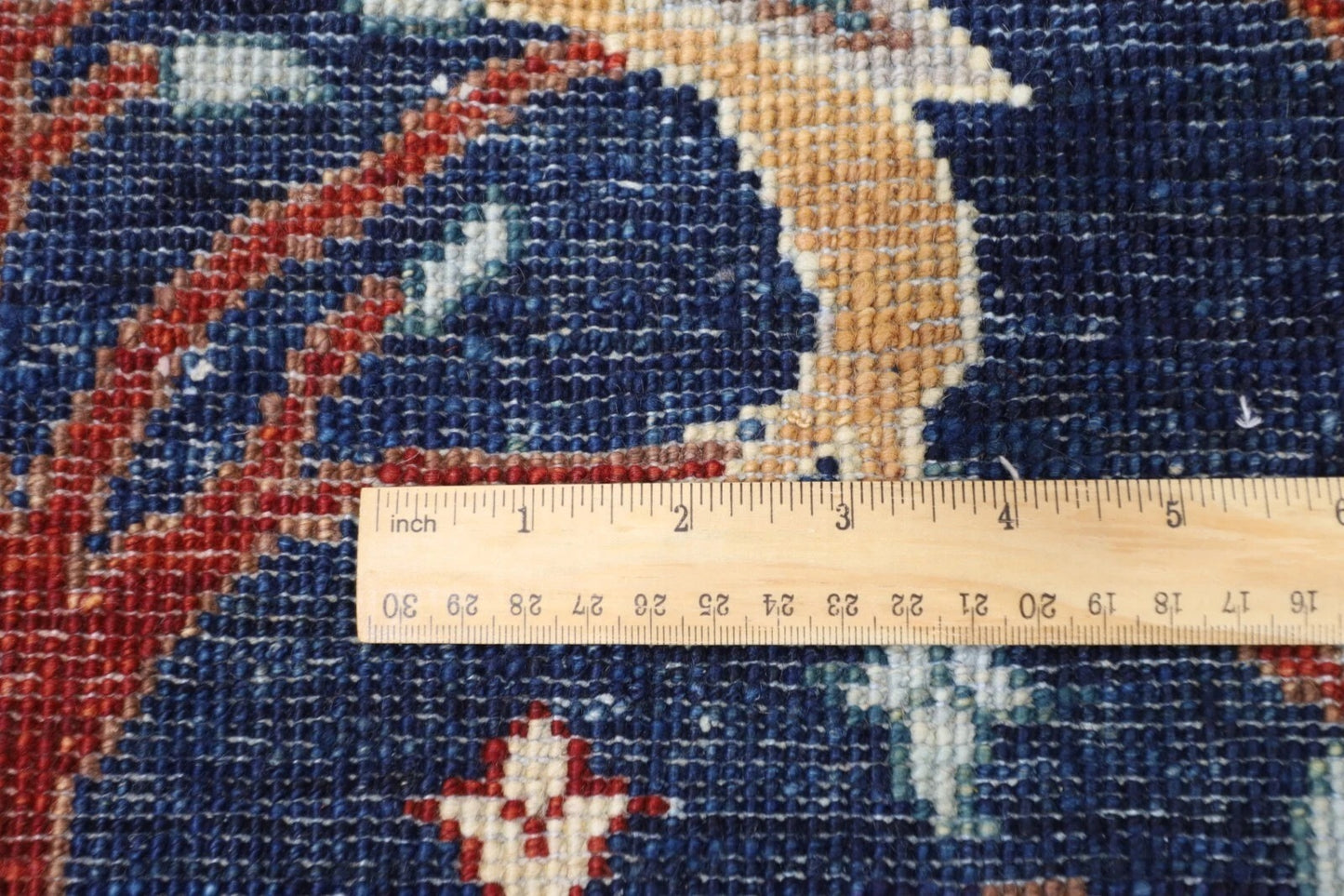 252 x 295 cm | Birds Navy Afghan Tribal Hand Knotted Carpet