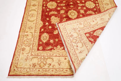 172 x 255 cm | Chobi Afghan Tribal Hand Knotted Veg Dye Wool Carpet