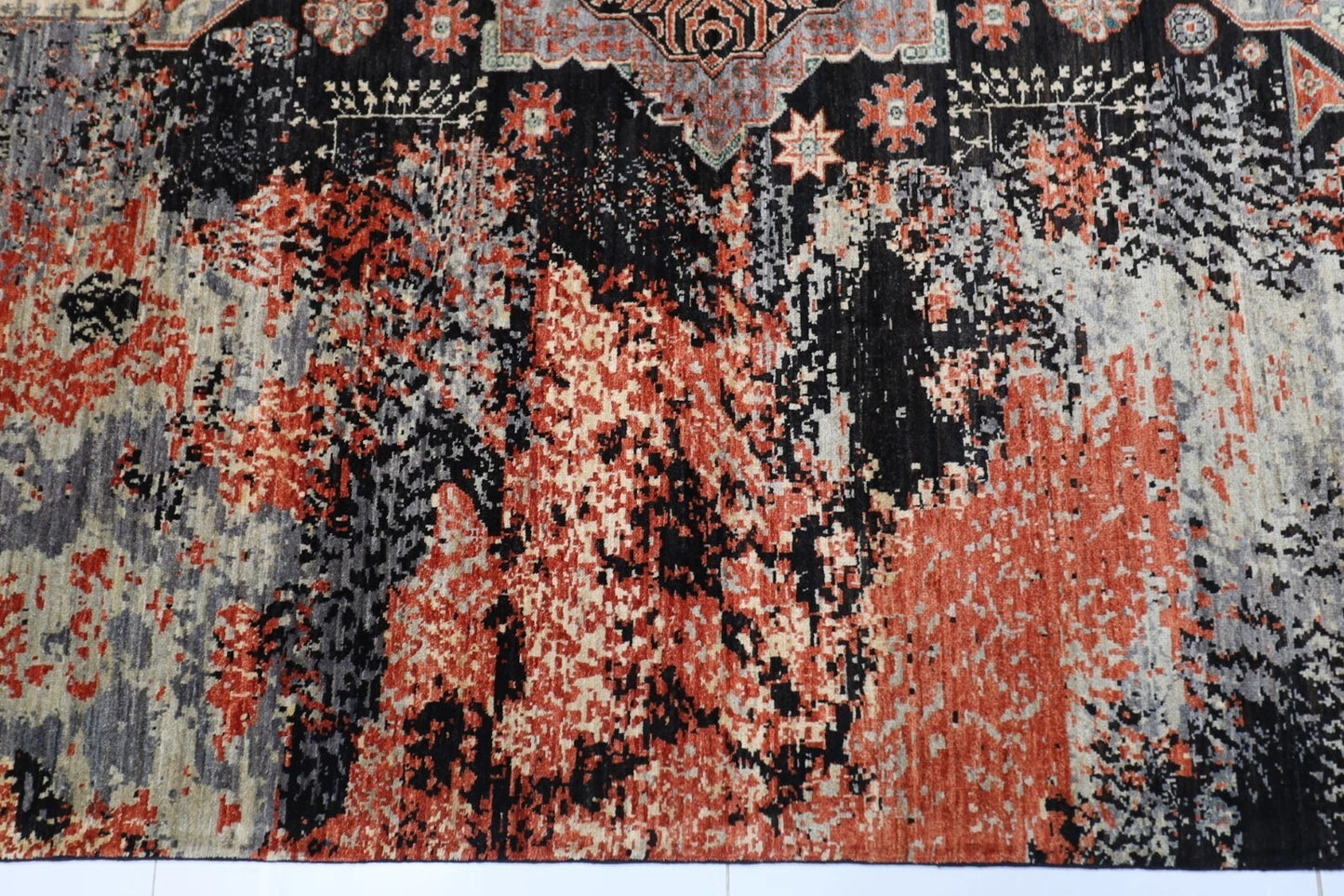 250 x 298 cm | Mamluk Afghan Tribal Hand Knotted Carpet