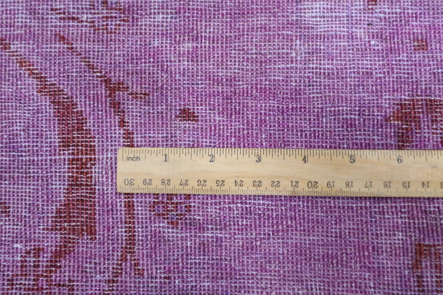 177 x 257 cm | Gabbeh Purple Afghan Tribal Hand Knotted Veg Overdye  Wool Carpet