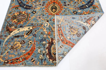 183 x 271 cm | Bidjar Gray Afghan Tribal Hand Knotted Veg Dye Wool carpet