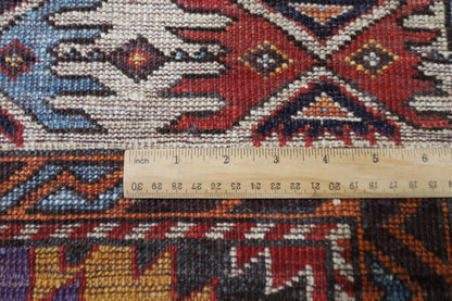 165 x 220 cm | Afghan Tribal Hand Knotted Veg Dye Wool carpet