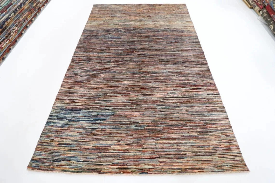 188 x 295 cm | Gabbeh Afghan Tribal Hand Knotted Carpet