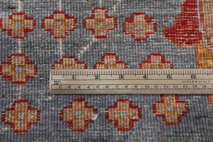 183 x 269 cm | Bidjar Gray Afghan Tribal Hand Knotted Veg Dye Wool carpet