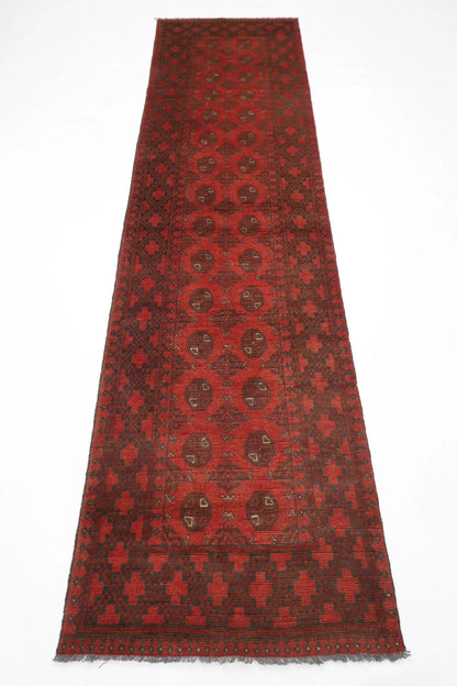 75 x 280 cm | Bokhara Afghan Tribal Hand Knotted Wool Runner