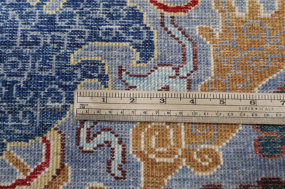 184 x 273 cm | Bidjar Gray Afghan Tribal Hand Knotted Veg Dye Wool carpet