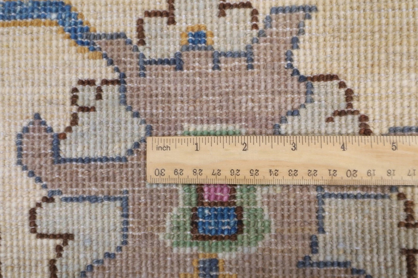 183 x 269 cm | Oushak Gray Afghan Tribal Hand Knotted Veg Dye Wool Carpet