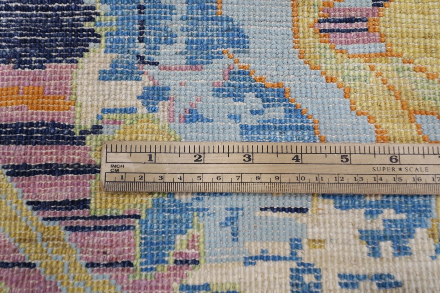 195 x 303 cm | Abstract Silk / Wool Afghan Tribal Hand Knotted Carpet