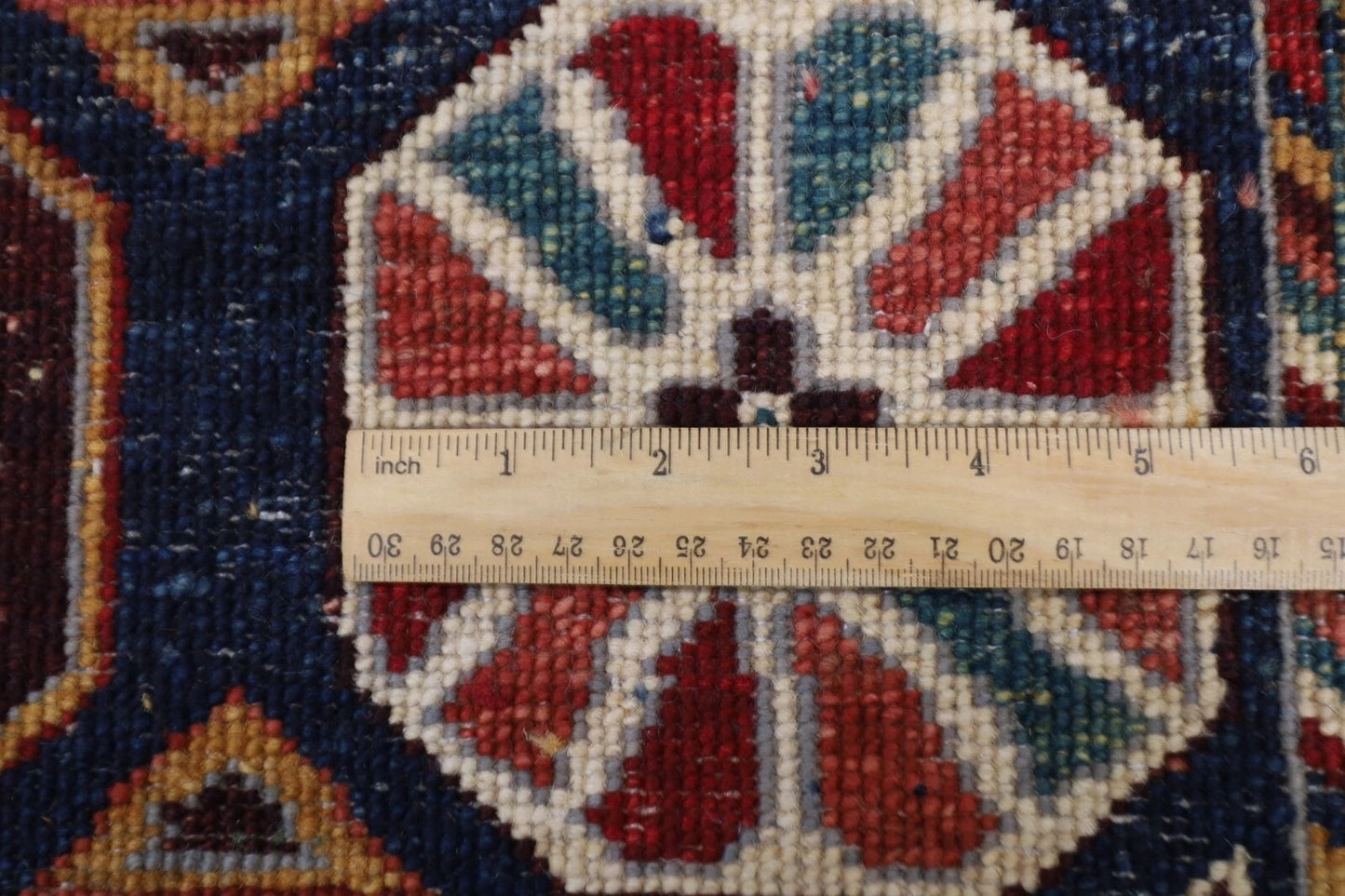 152 x 203 cm | Afghan Tribal Hand Knotted Veg Dye Wool Carpet