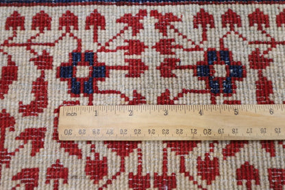 366 x 453 cm | Mamluk Afghan Tribal Hand Knotted Carpet