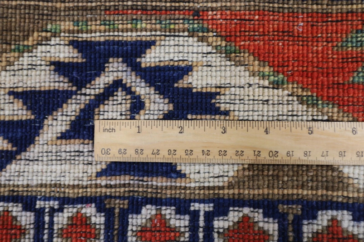 184 x 240 cm | Ersari Afghan Tribal Hand Knotted Veg Dye Wool Carpet
