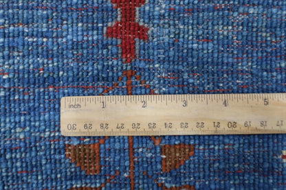 204 x 300 cm | Plants and Trees Afghan Tribal Hand Knotted Carpet