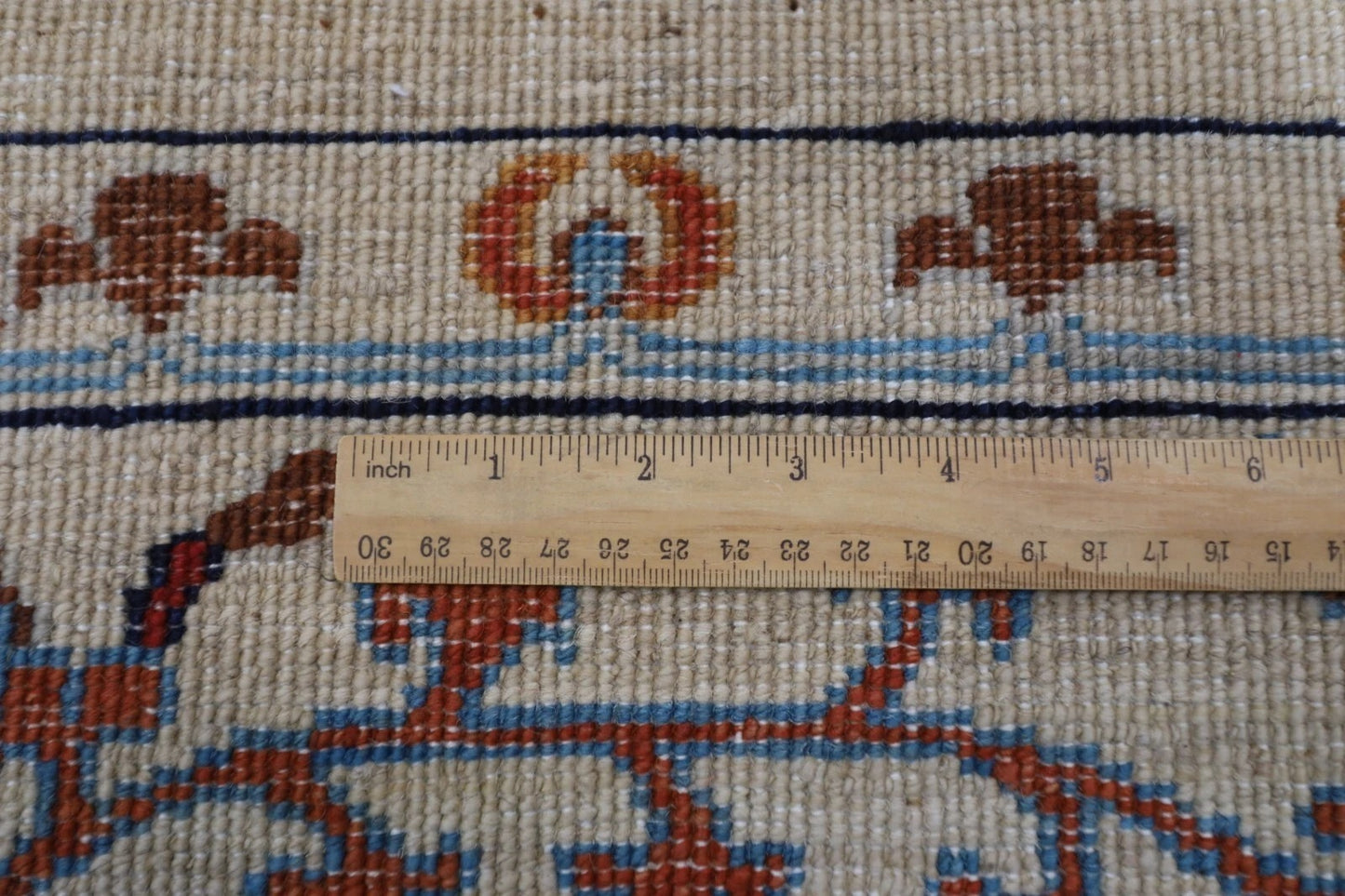 184 x 268 cm |  Suzani Beige Afghan Tribal Hand Knotted Veg Dye Wool carpet