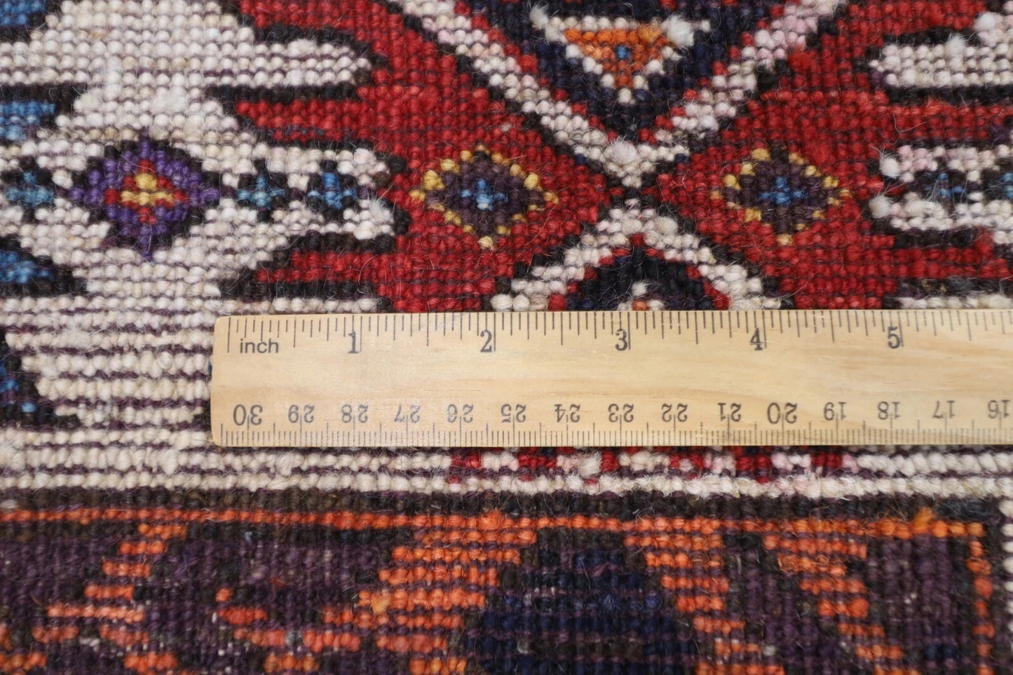 160 x 226 cm | Purple Afghan Tribal Hand Knotted Veg Dye Wool carpet