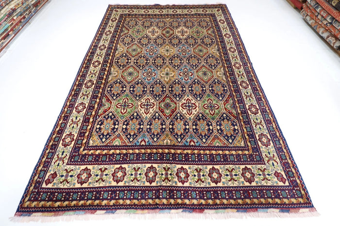 198 x 312 cm | Maranoce Afghan Tribal Hand Knotted Carpet