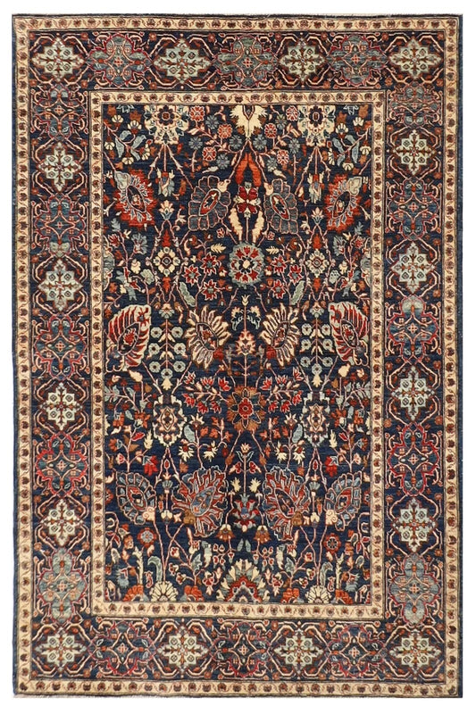 125 x 174 cm | Aryana Afghan Tribal Hand Knotted Veg Dye Wool carpet