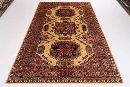 197 x 273 cm | Shirvan Afghan Tribal Hand Knotted Carpet