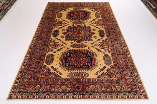 197 x 273 cm | Shirvan Afghan Tribal Hand Knotted Carpet