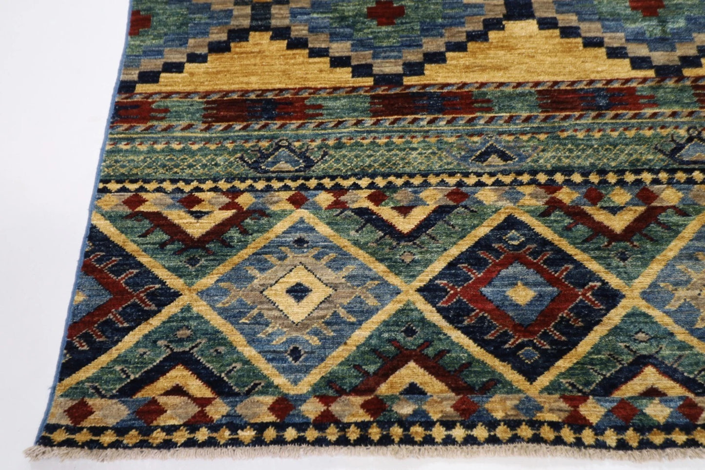 187 x 268 cm |  Gabbeh  Afghan Tribal Hand Knotted Veg Dye Wool carpet