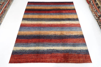250 x 294 cm | Fine Gabbeh Afghan Tribal Hand Knotted Carpet