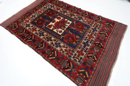 174 x 278 cm | Barjesta Flat Weaved Afghan Tribal Hand Knotted Wool Carpet kilim