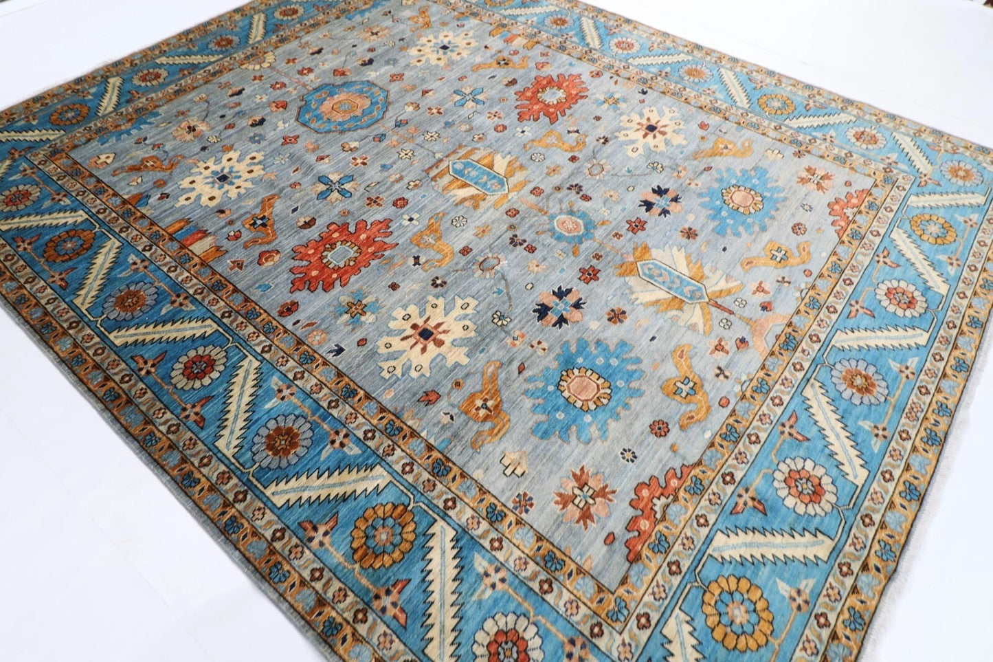 251 x 306 cm | Aryana Afghan Tribal Hand Knotted Carpet