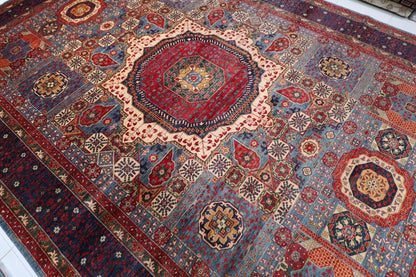 374 x 543 cm | Mamluk Afghan Tribal Hand Knotted Carpet
