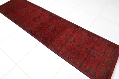 78 x 303 cm | Khal Mohammadi Afghan Tribal Hand Knotted Wool Runner