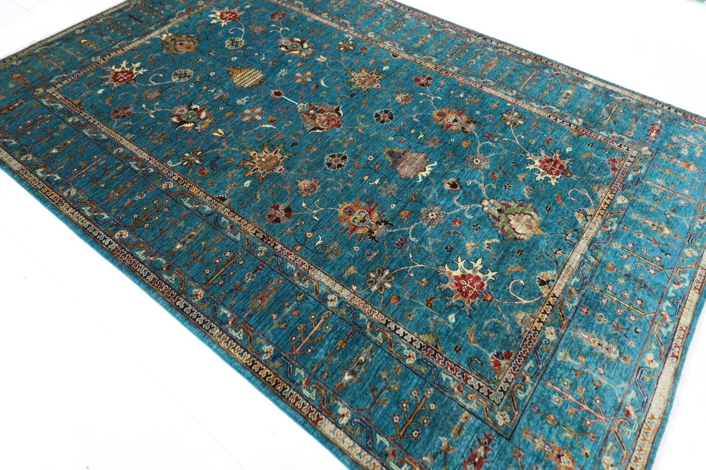 206 x 308 cm | Sultani Afghan Tribal Hand Knotted Carpet