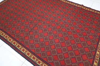 198 x 294 cm | Sumak Flat Weaved Afghan Tribal Hand Knotted Carpet