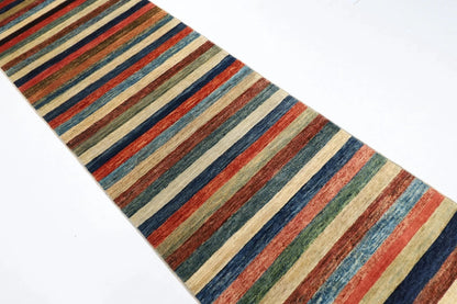 83 x 290 cm | Gabbeh Afghan Tribal Hand Knotted Wool Runner